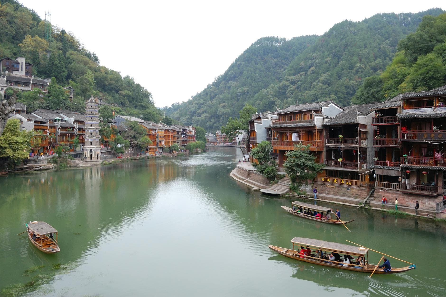 Hong Bridge Fenghuang attraction on Hunan Spice & Zhangjiajie Nature