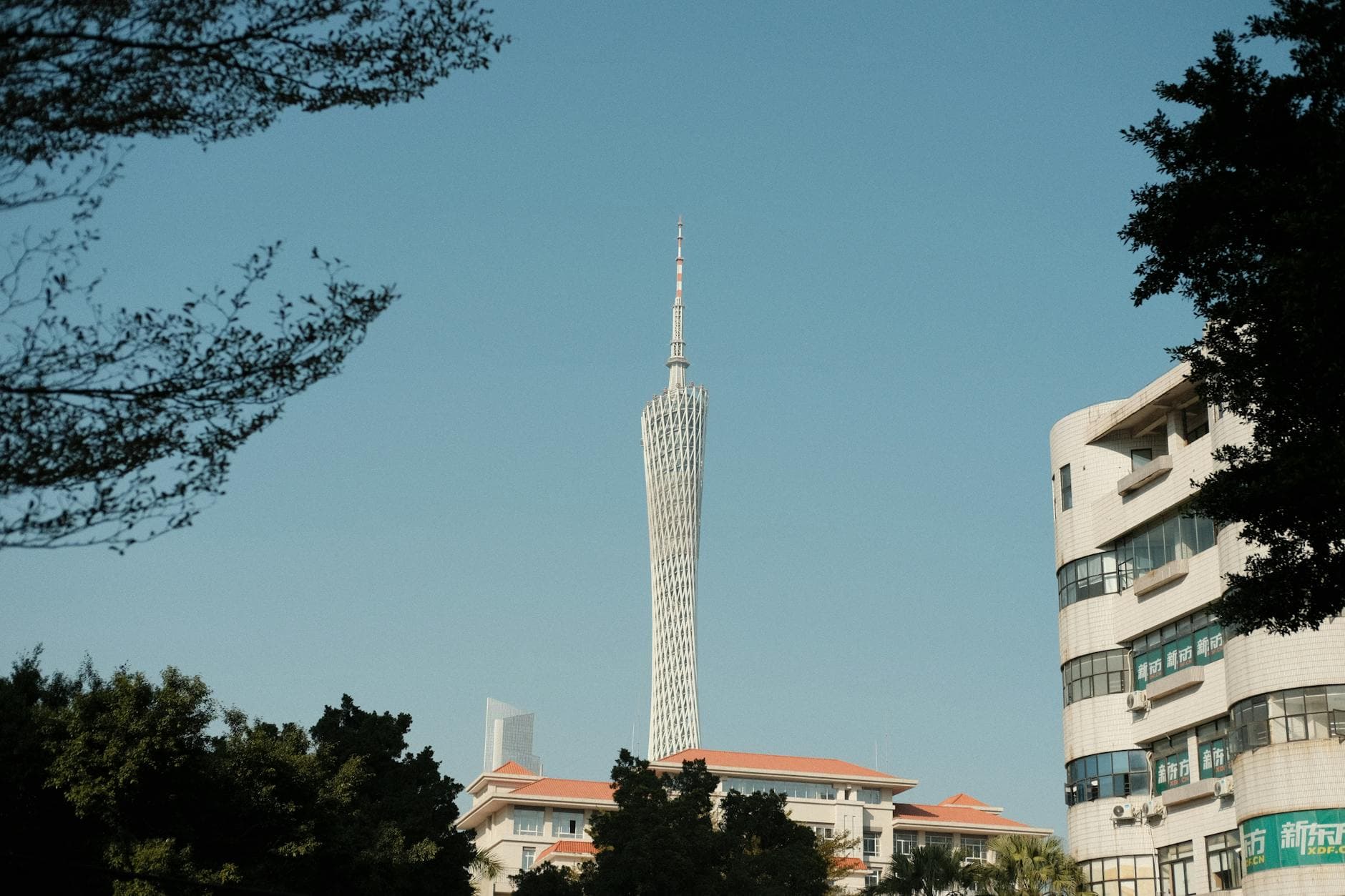 Canton Tower attraction on Greater Bay Food & Skyline