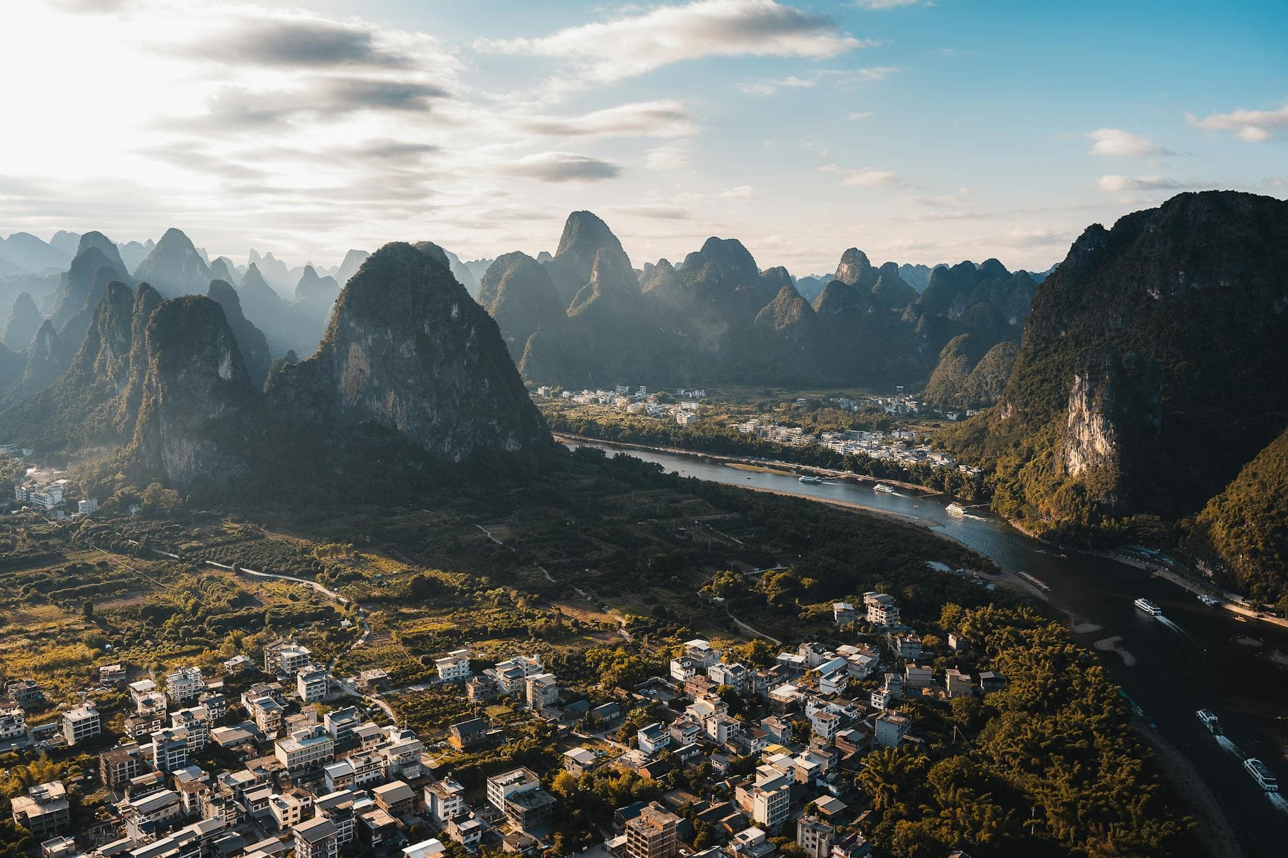 West Street Yangshuo attraction on Guangxi Karst Family Adventure